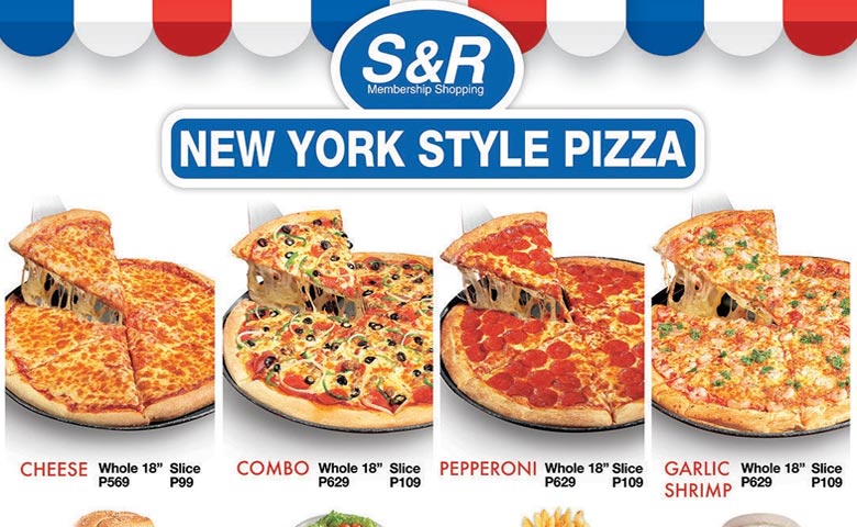S & R Pizza Menu Prices Philippines 2023